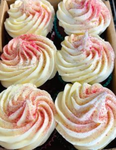 Chocolate Raspberry Cupcakes with Vanilla Butter-cream Icing