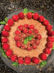 Chocolate and Raspberry Tart